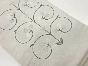 花唐草模様織出し名古屋帯